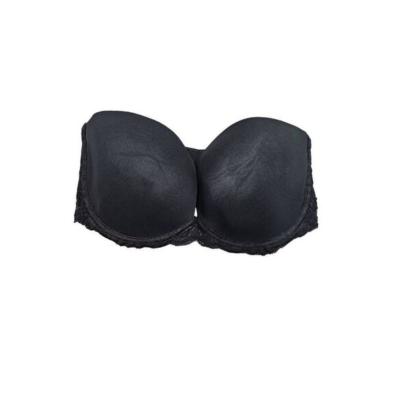 NATORI Feathers Strapless Plunge Bra Sz 36 DDD - Picture 6 of 8